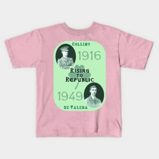 Rising to Republic: for a United Ireland (green) Kids T-Shirt
